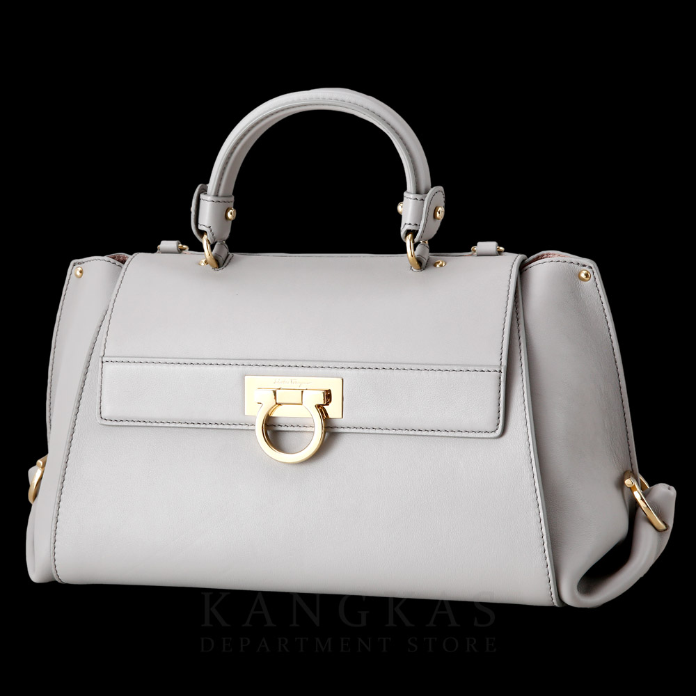 FERRAGAMO(USED)페레가모 간치니 탑핸들 플랩백